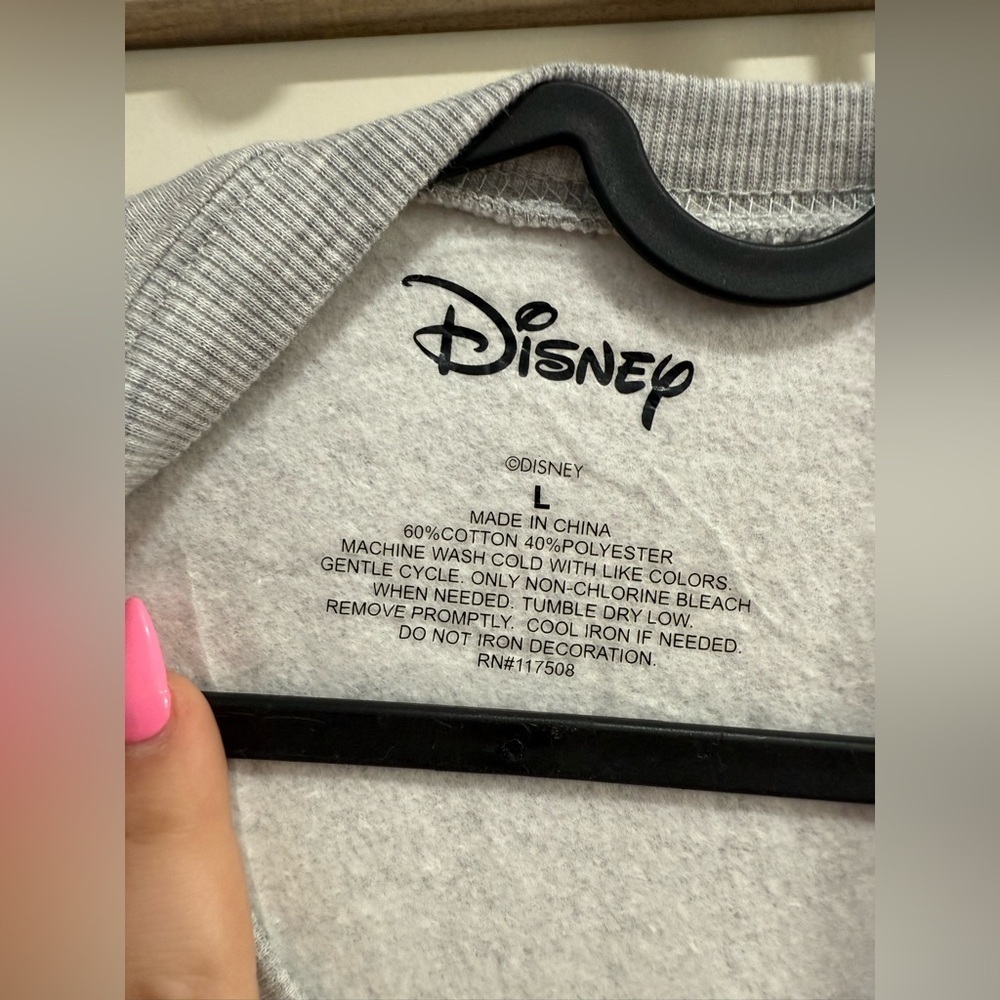 Disney Gray and White Sweatshirt - Picture 5 of 5